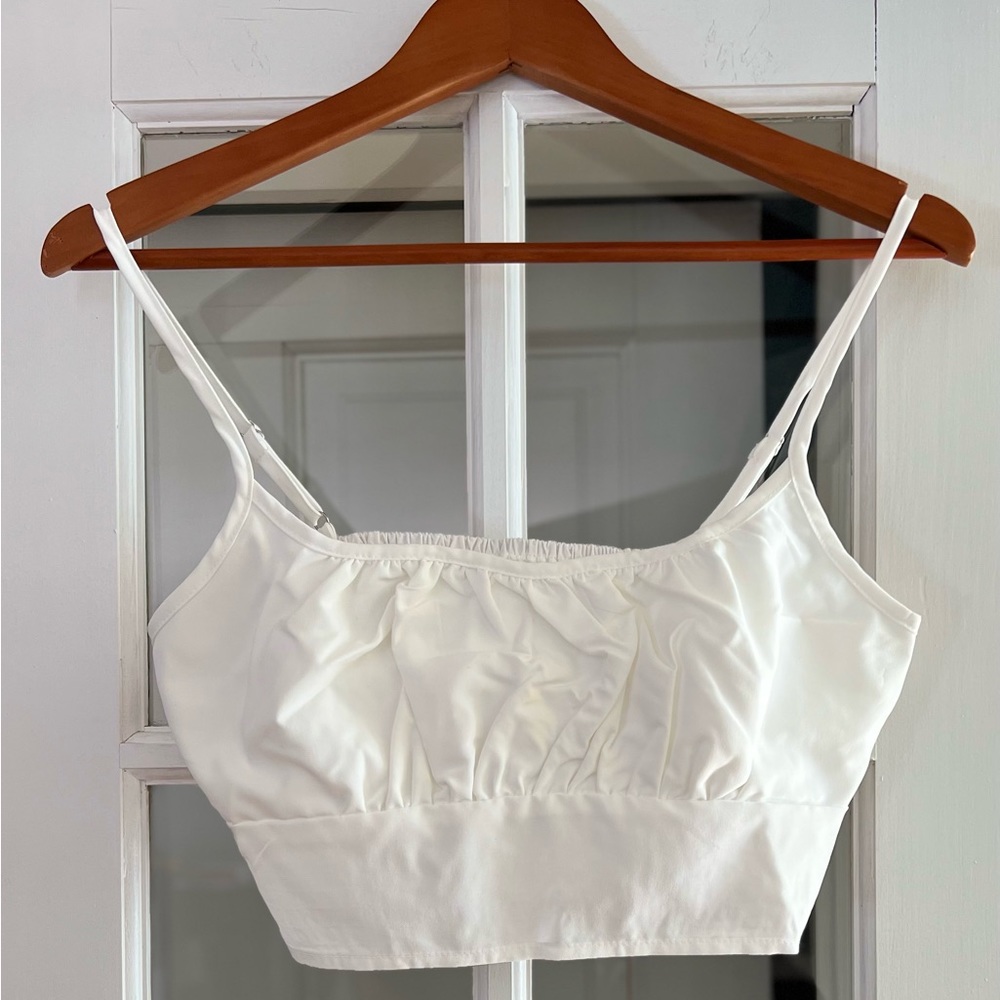 White Boho Cami & Skirt Two Piece Set, NWT Size 6 LAST ONE! - Picture 5 of 7